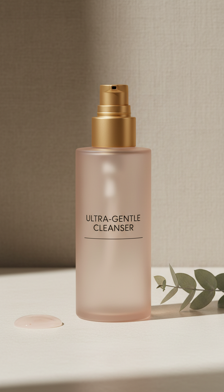 Ultra-gentle cleanser with creamy formula