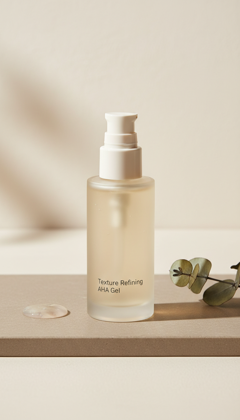 Texture refining AHA gel for nightly use